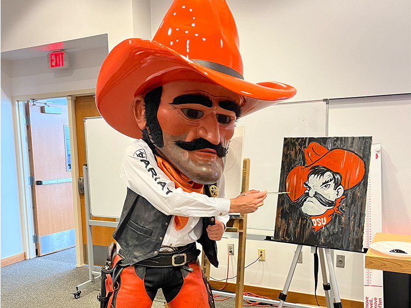Pistol Pete painting Pistol Pete painting